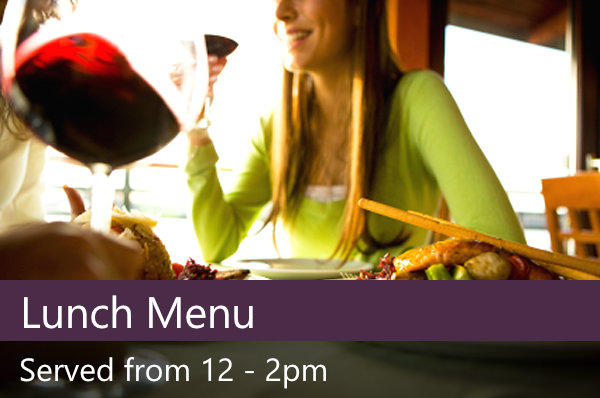 Lunch menu.