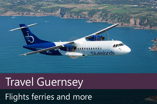 Travel to Guernsey flights and ferries.